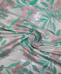 0scar pastel color floral brocade