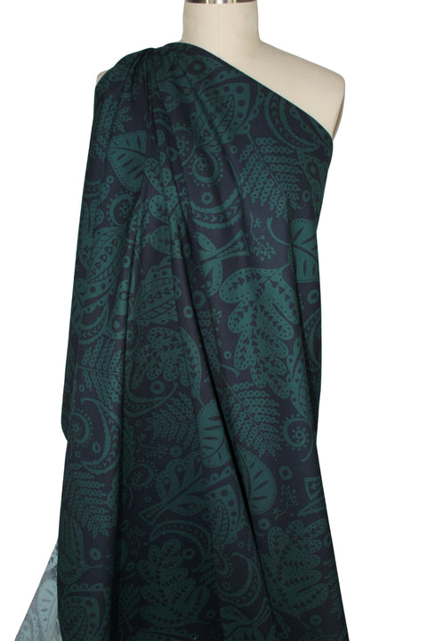 Robert Kaufman stylized floral cotton