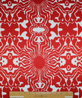 Abstract print cotton sateen