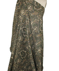 Olive toned paisley cotton