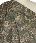 Olive toned paisley cotton