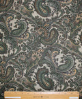 Olive toned paisley cotton