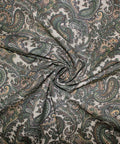 Olive toned paisley cotton