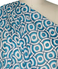 Circle print Swiss cotton batiste