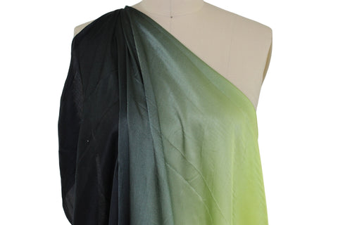 Ombréd Silk - Greens to Black