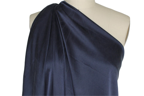 Stretch silk crepe de chine