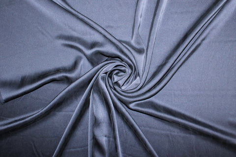 Stretch silk crepe de chine