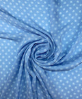 polka dot silk crepe de chine
