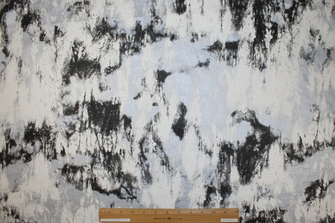 Marble effect silk satin