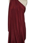 Burgundy ilk crepe de chine