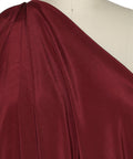 Burgundy ilk crepe de chine