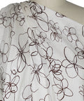 0scar floral hammered silk