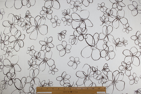 0scar floral hammered silk
