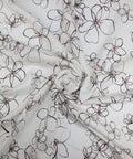 0scar floral hammered silk