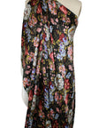 0scar floral silk matellassé