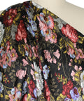 0scar floral silk matellassé