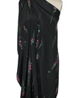 0scar minimalist floral print silk crepe de chine