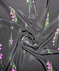 0scar minimalist floral print silk crepe de chine
