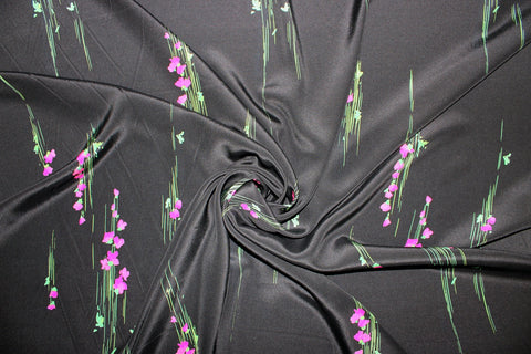 0scar minimalist floral print silk crepe de chine