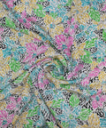 0scar dense floral silk crepe de chine