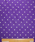 Polka dot silk crepe de chine