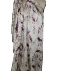 0scar hammered silk in purple, gray, and white