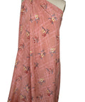 0scar bamboo/floral silk crepe de chine