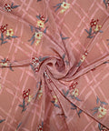 0scar bamboo/floral silk crepe de chine