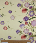 0scar de la Renta border print silk crepe de chine