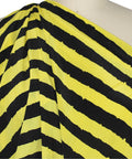 0scar striped silk crepe de chine
