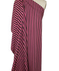 Foulard stripe panel silk