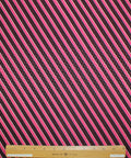 Foulard stripe panel silk