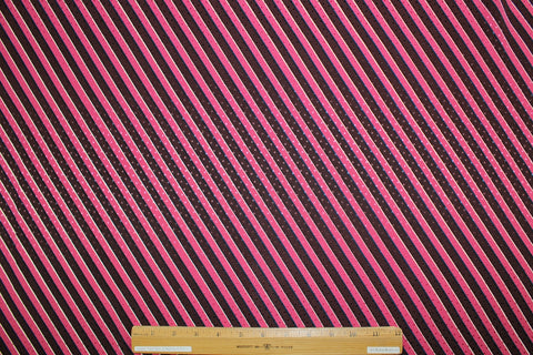 Foulard stripe panel silk