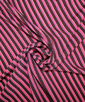 Foulard stripe panel silk