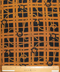 0scar plaid/rope print  silk 