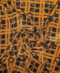 0scar plaid/rope print  silk 