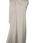 0scar tiny dot print silk in purple on ivory