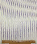0scar tiny dot print silk in purple on ivory