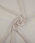 0scar tiny dot print silk in purple on ivory
