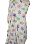 0scar floral print silk crepe de chine