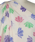 0scar floral print silk crepe de chine