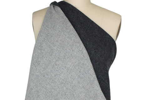 Cashmere Jersey Double Cloth - Grays