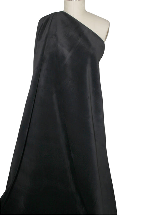 Black corduroy/denim double cloth