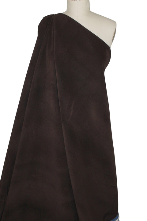 Black corduroy/denim double cloth