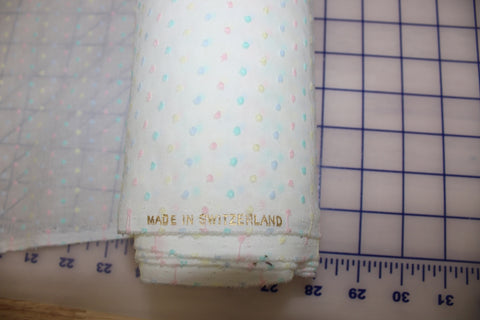 Swiss dotted cotton voile