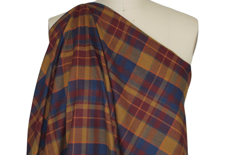 Plaid cotton flannel