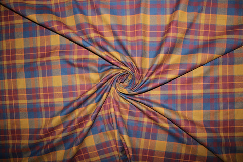 Plaid cotton flannel