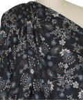 Stylized floral cotton flannel