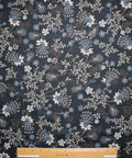 Stylized floral cotton flannel