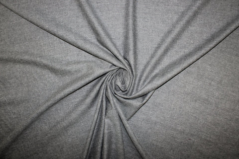 Japanese Cotton Flannel - Medium Gray